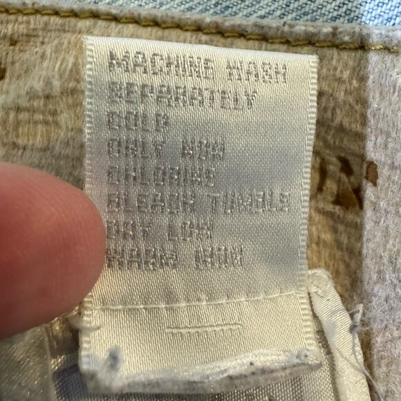 The London Jean MODA INT’L Vintage Denim Jacket Large Light Wash Oversized - Picture 8 of 9